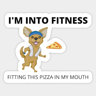 Dog Fitness Sticker